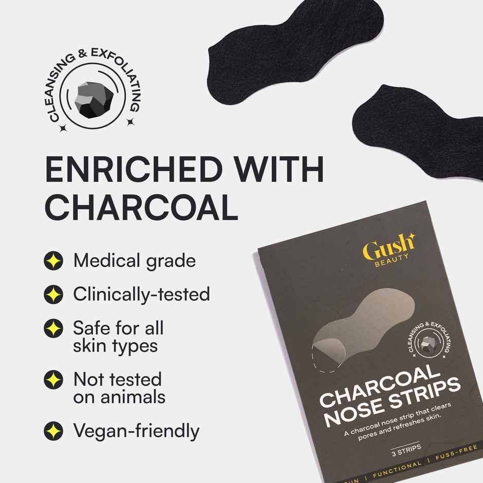 Gush Beauty Charcoal Nose Strips