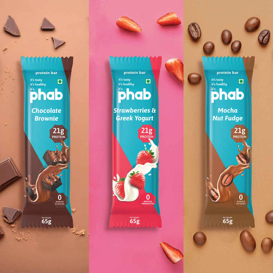Phab 21g Protein Bar - Variety Pack