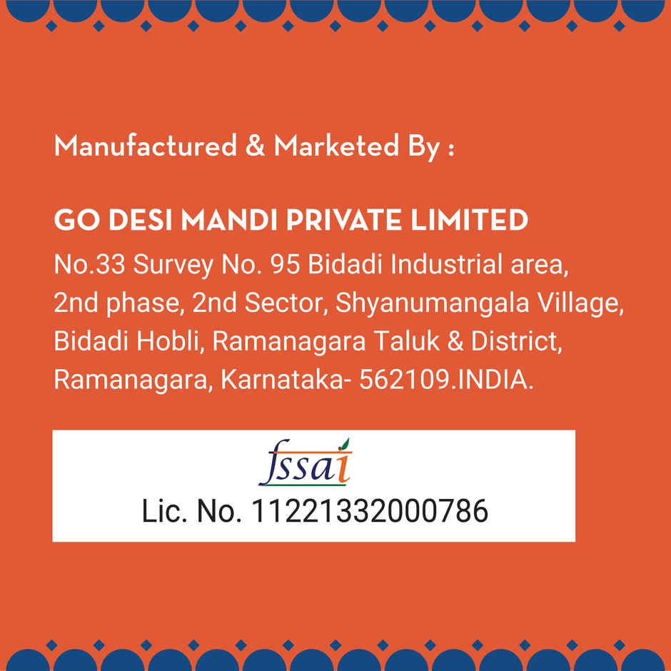 GO DESi Ghee Besan Laddu | No Palm Oil, Maida | With Pure Cow Ghee