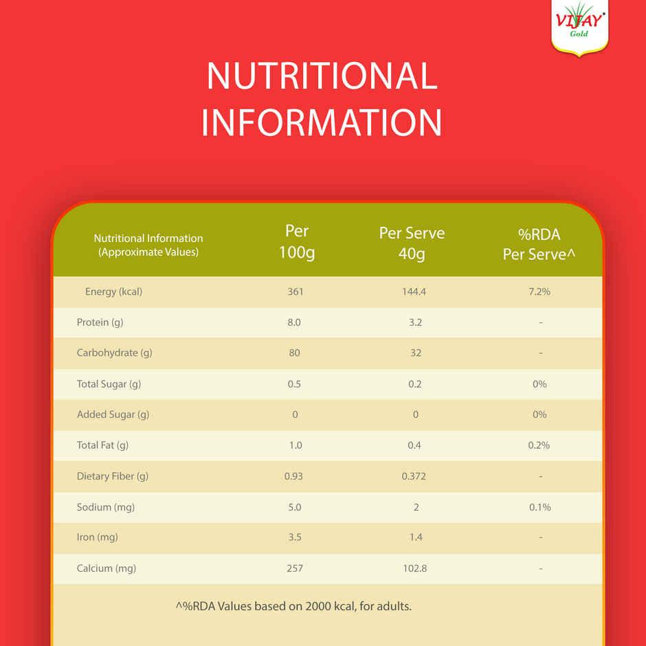 Vijay Gold Ragi Sprouted Flour Ragi Malt