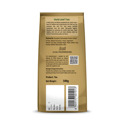 Daily Good Gold Leaf Tea - 15% Long Leaves