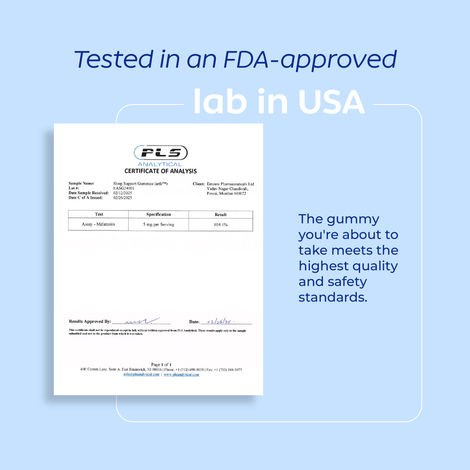 Arth By Emcure Melatonin Gummies | Sleep Gummies (Cranberry) with L-Theanine & Chamomile