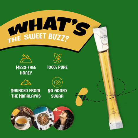 Honey Twigs Lemon Infused Honey| 30 Twigs Pack