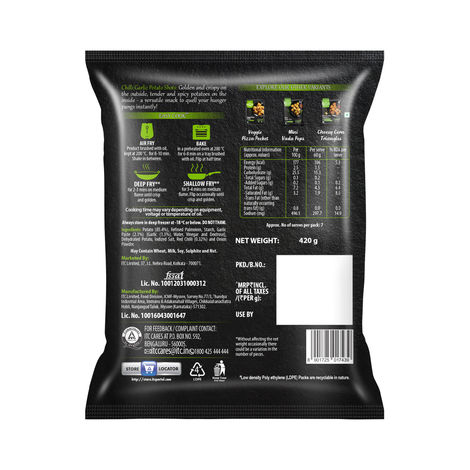 ITC Master Chef Chili Garlic Potato Shots Nuggets | 52 pieces