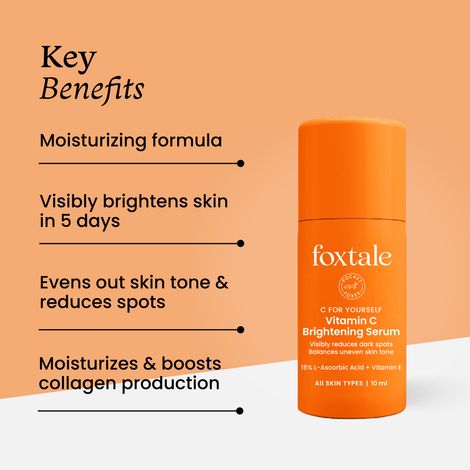 Foxtale 15% Vitamin C Face Serum 10 ml