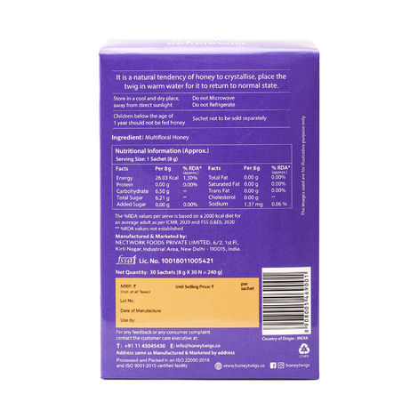 Honey Twigs Himalayan Honey | 30 Twigs Pack