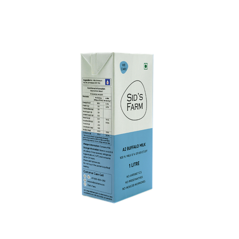 Sid's Farm A2 Buffalo Milk Tetra Pack