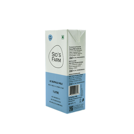 Sid's Farm A2 Buffalo Milk Tetra Pack