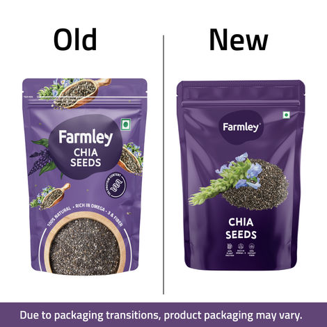 Farmley Premium Natural Chia Seeds Rich in Protein & Fiber