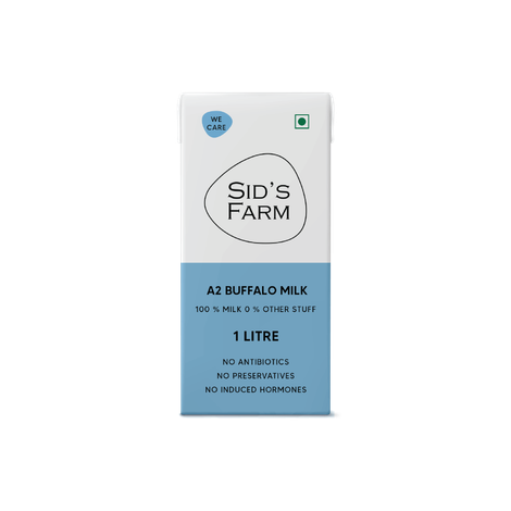 Sid's Farm A2 Buffalo Milk Tetra Pack