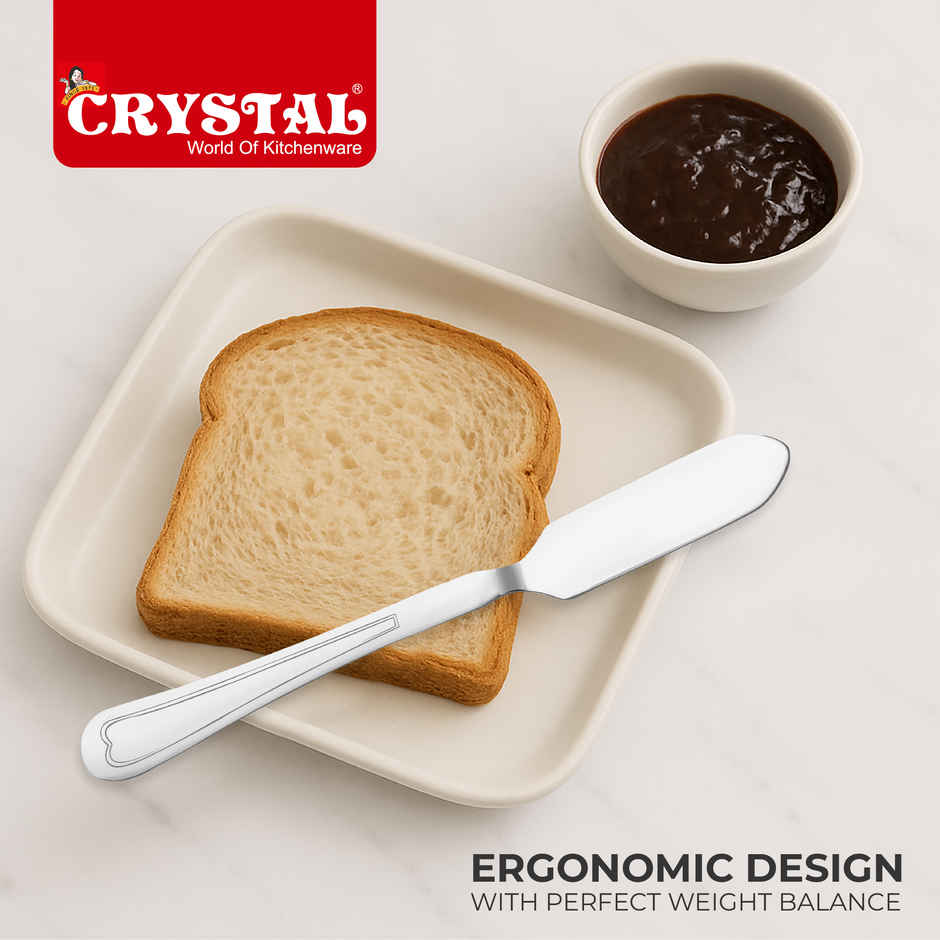 Crystal Stainless Steel Butter Knife (1 Pc)