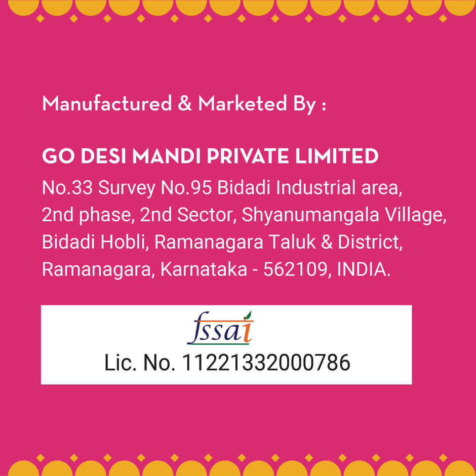 GO DESi Premium Kaju Katli | 61% Cahews | More Cashew, Less Sugar