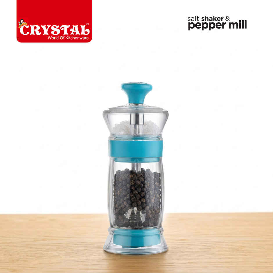 Crystal Salt Shaker & Pepper Mill , Assorted Colour