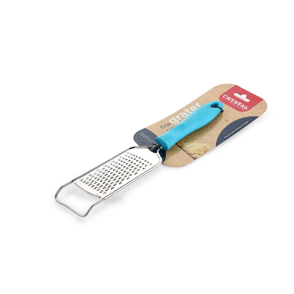 Crystal Stainless Steel Fine Grater, Multicolour