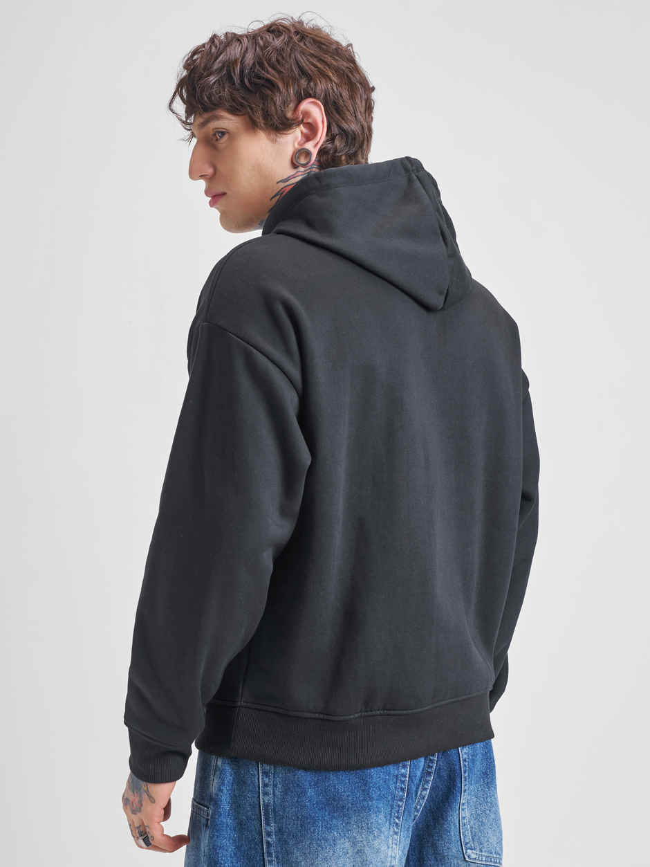 Highlander Men's Oversized Hooded Sweatshirt | Black - S