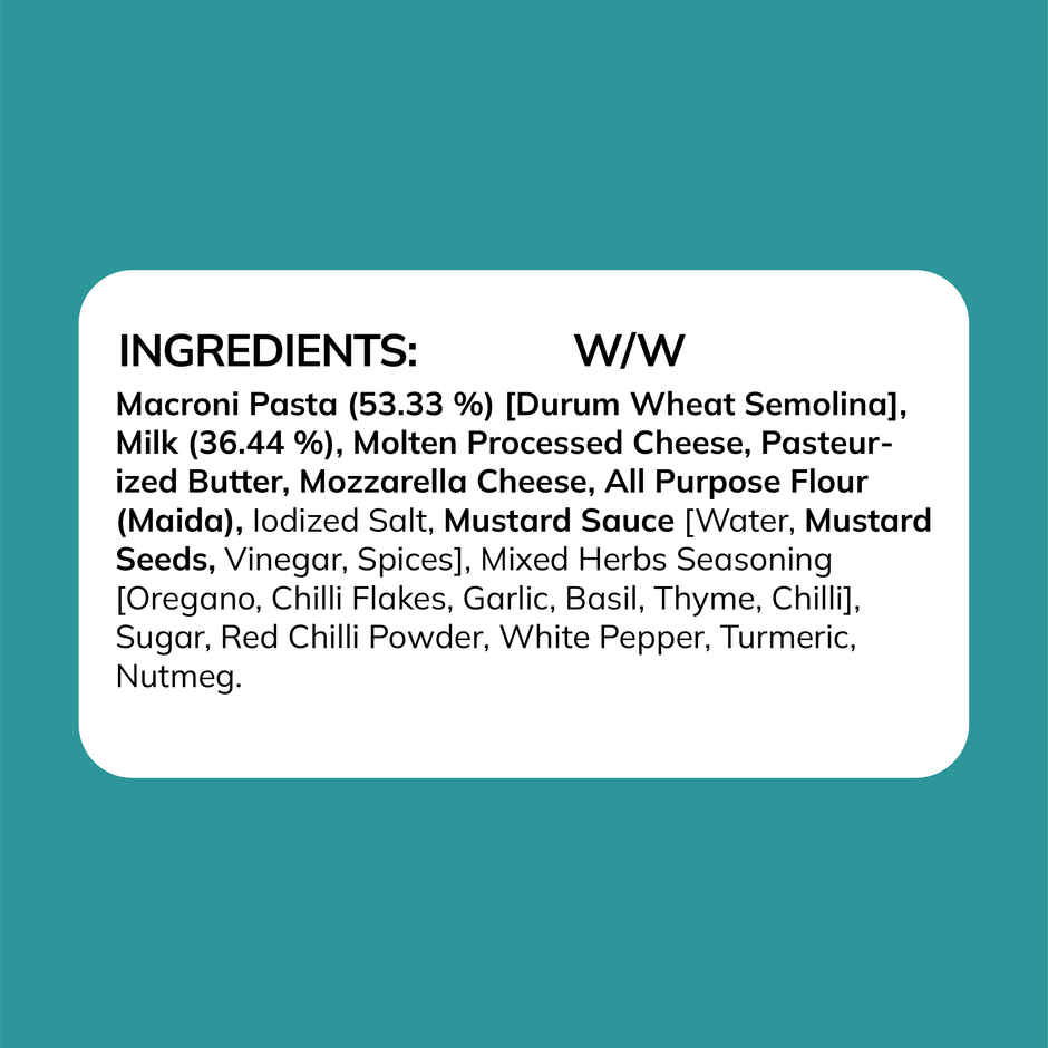 Bowlful Cheesey Pasta Cup Ready To Eat | Freeze Dried | Just Add Hot Water | No Preservatives