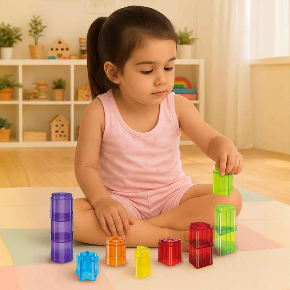 Imagimake Leaps & Bounds - Bath Blocks | Number Learning & Water Play Set|Toddler Educational Gift