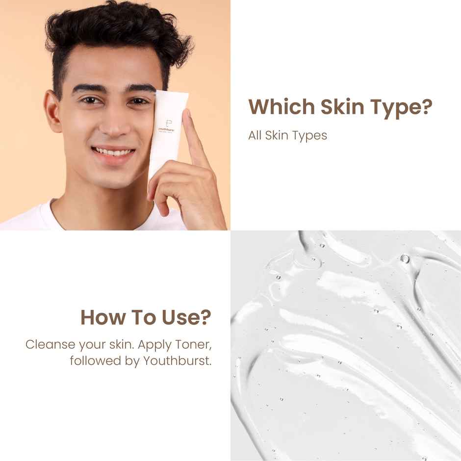 Personal Touch Skincare Youthburst Clinically Approved Water Gel Moisturiser | 72 Hrs Hydration