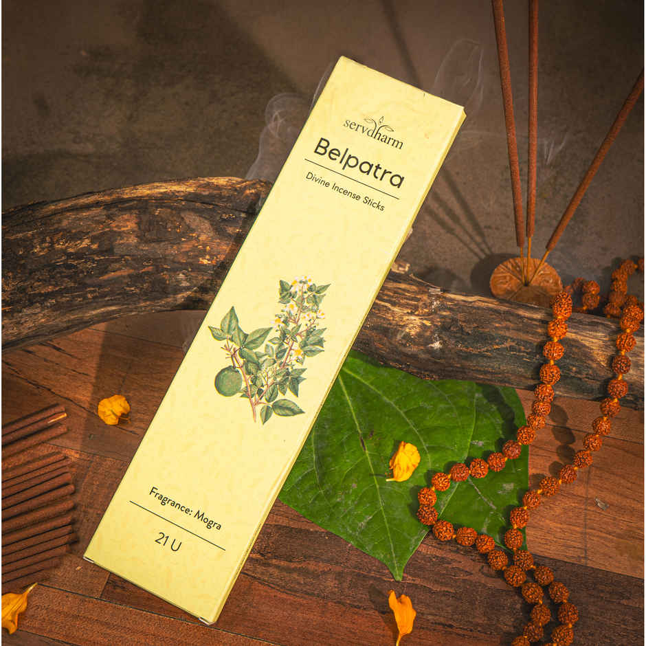 Belpatra Divine Incense Sticks | Fragrance Mogra | ServDharm
