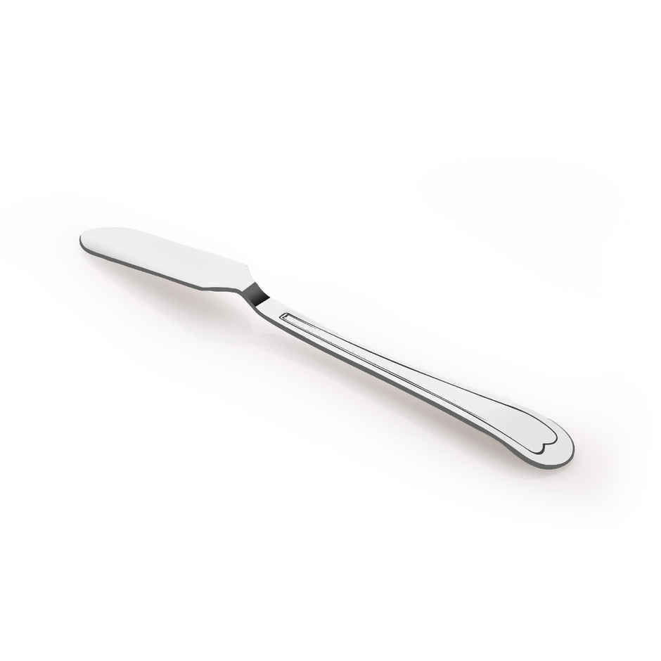 Crystal Stainless Steel Butter Knife (1 Pc)
