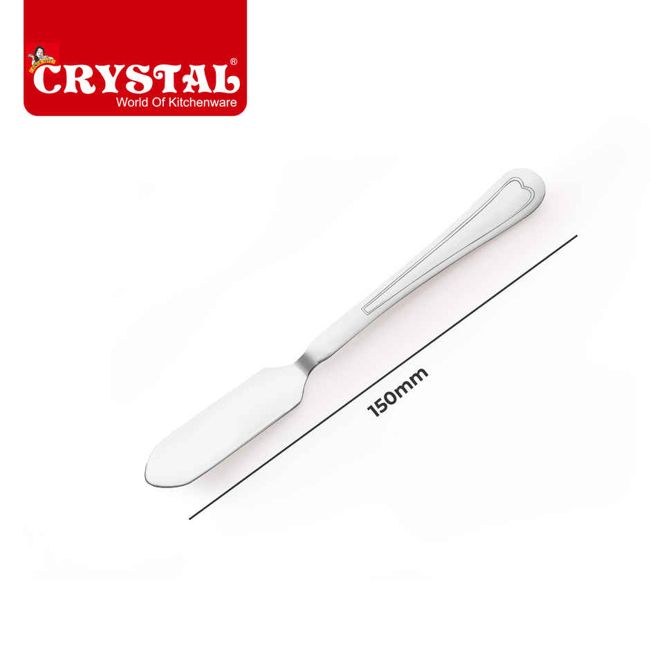 Crystal Stainless Steel Butter Knife (1 Pc)