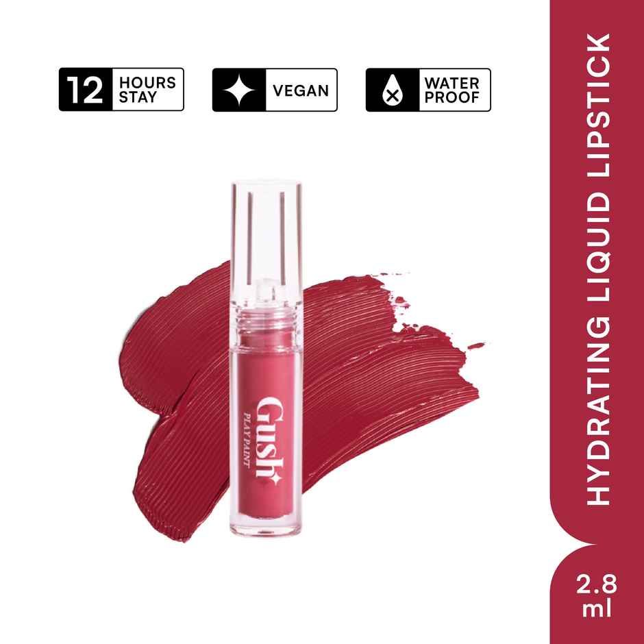 Gush Beauty Liquid Lipstick | Vegan Matte | Long Lasting, Comfortable And Non-Drying | Electric Fuchsia Purple