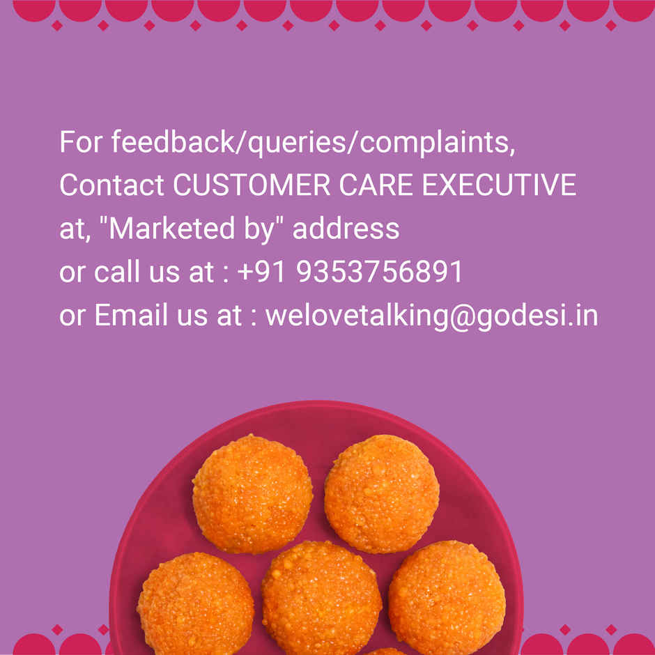 GO DESi Ghee Motichoor Laddu | No Palm Oil | With Pure DESi Ghee