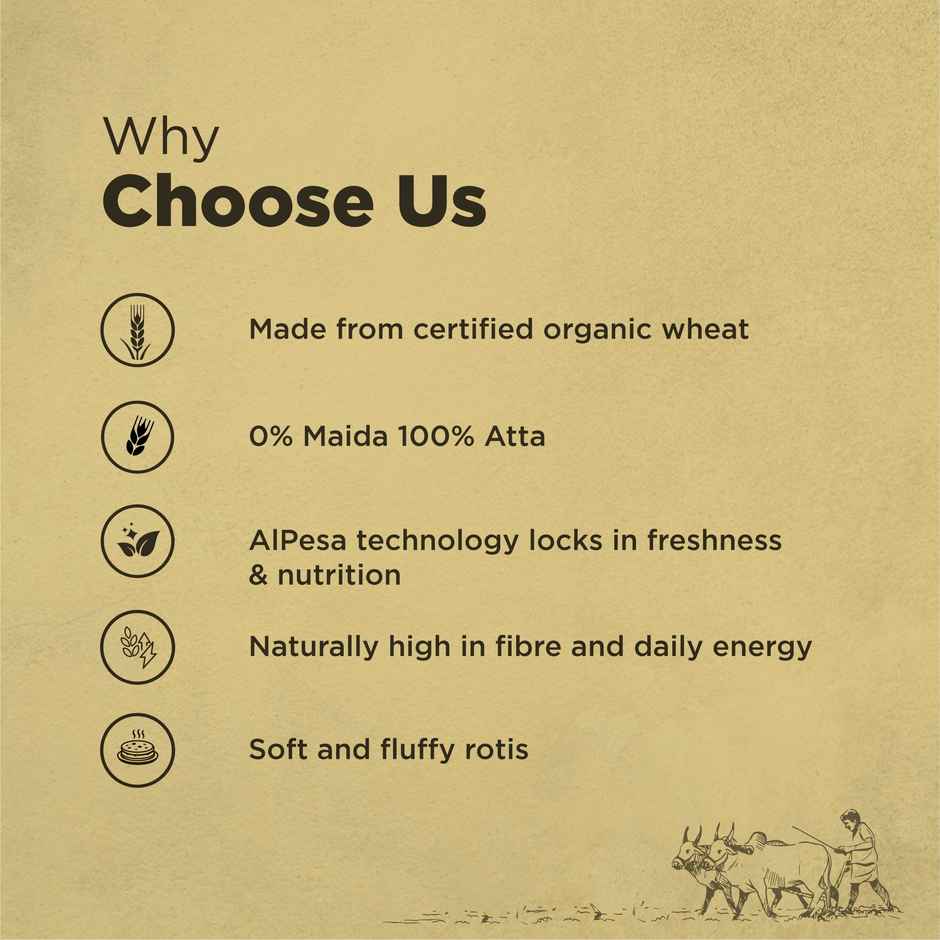 Bharat Organics Whole Wheat Atta