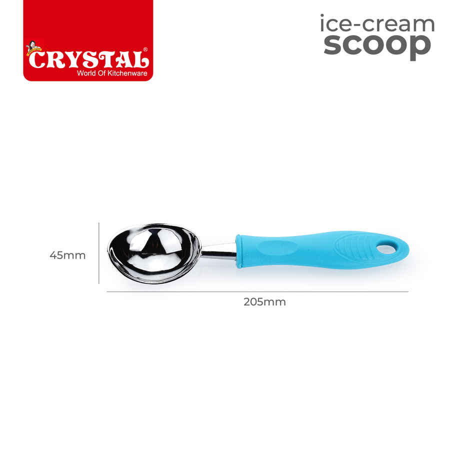 Crystal - Mka102 Stainless Steel Ice-Cream Scoop Multicolour