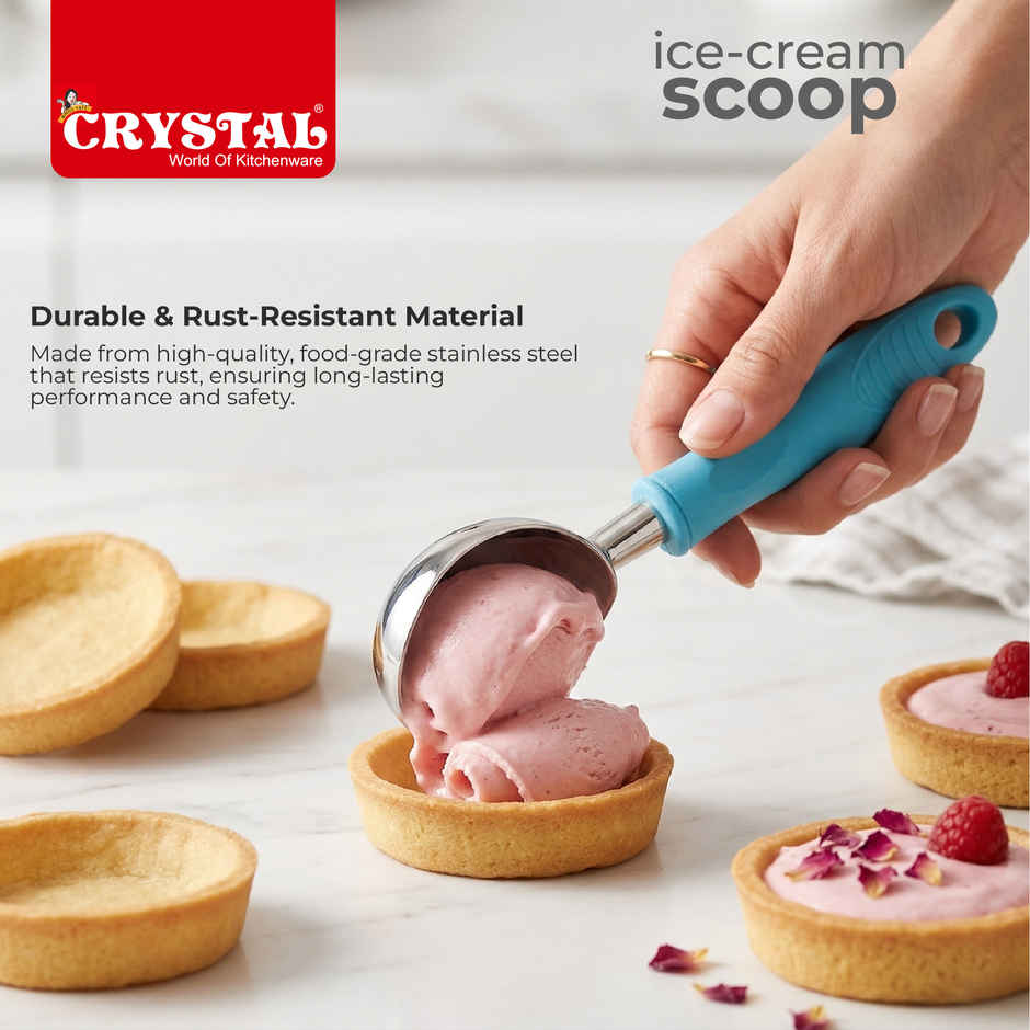 Crystal - Mka102 Stainless Steel Ice-Cream Scoop Multicolour