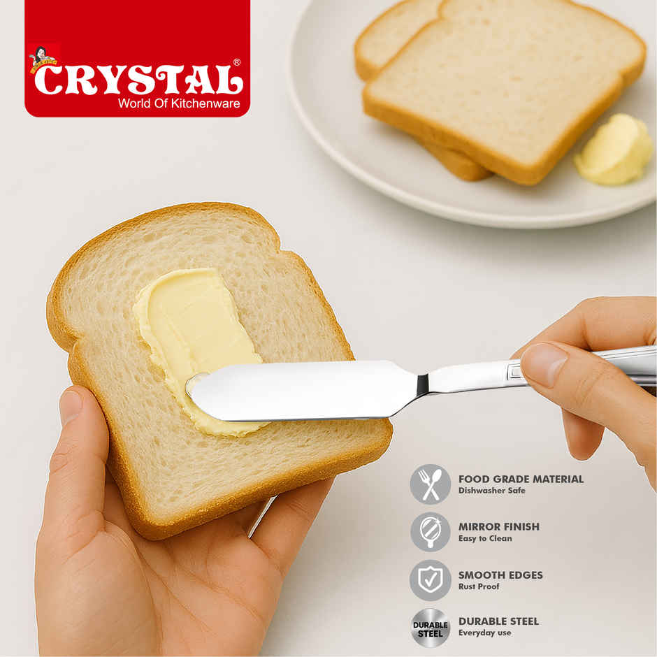 Crystal Stainless Steel Butter Knife (1 Pc)