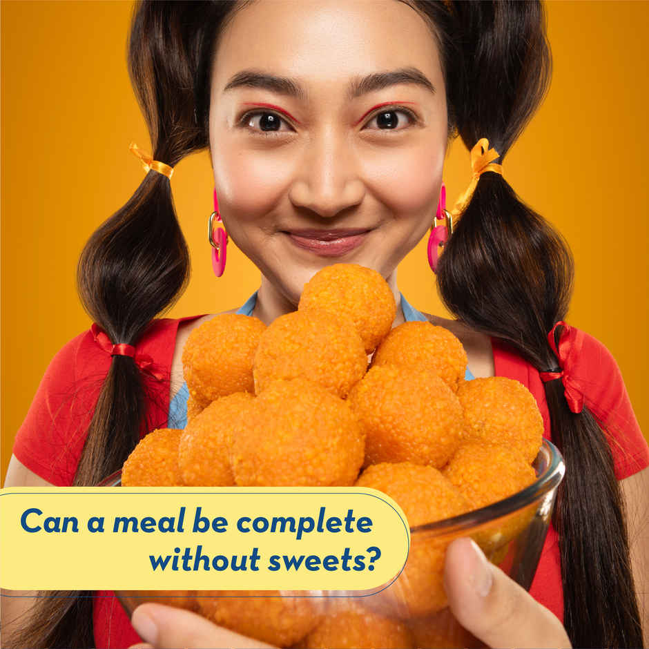 GO DESi Ghee Motichoor Laddu | No Palm Oil | With Pure DESi Ghee