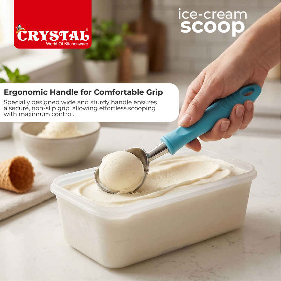 Crystal - Mka102 Stainless Steel Ice-Cream Scoop Multicolour