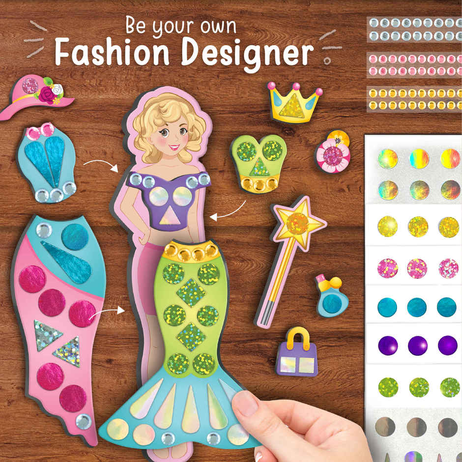 Imagimake Magnetic Dress-Up Princess Kit | Pretend Play Toy | Birthday Gift for Girls