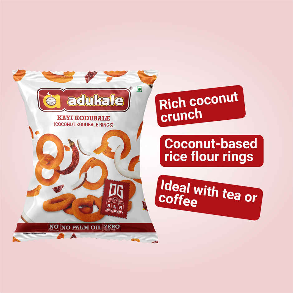 Adukale Kayi Kodubale | Coconut Kodubale