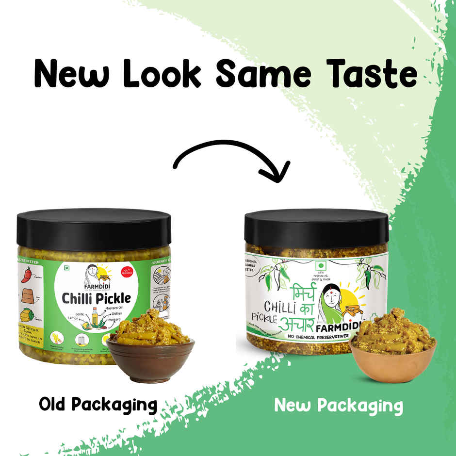 Farmdidi Green Chilli Pickle
