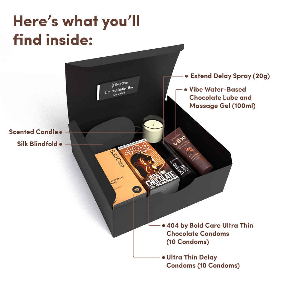 Bold Care Limited Edition Chocolate Flavour Honeymoon Gifting Box
