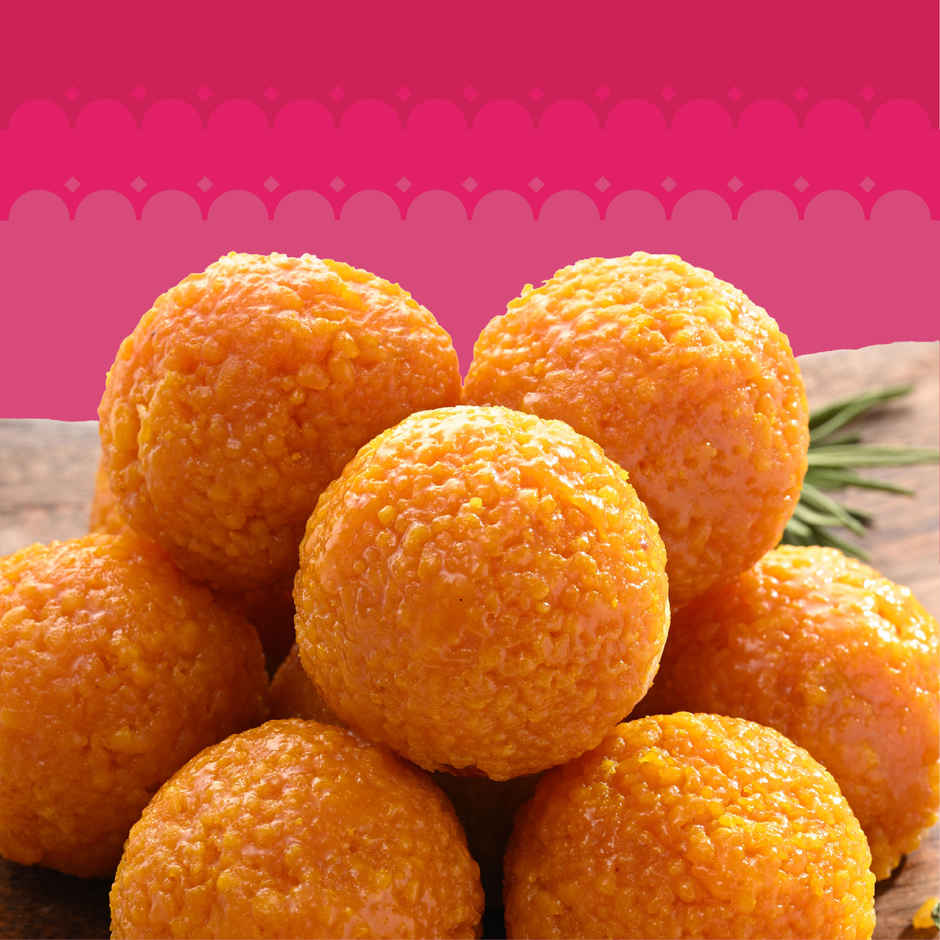 GO DESi Ghee Motichoor Laddu | No Palm Oil | With Pure DESi Ghee