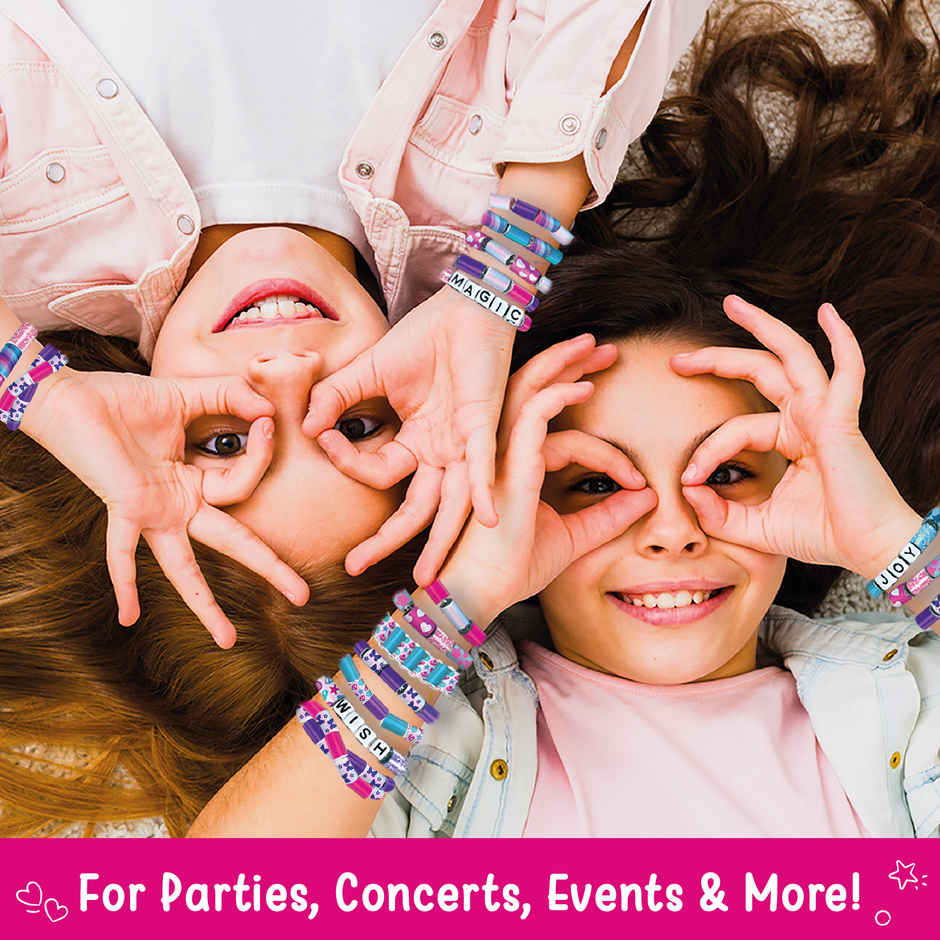 Imagimake Spin N Pop Bracelet Kit | Jewelry Craft Toy | Creative Art Gift for Kids