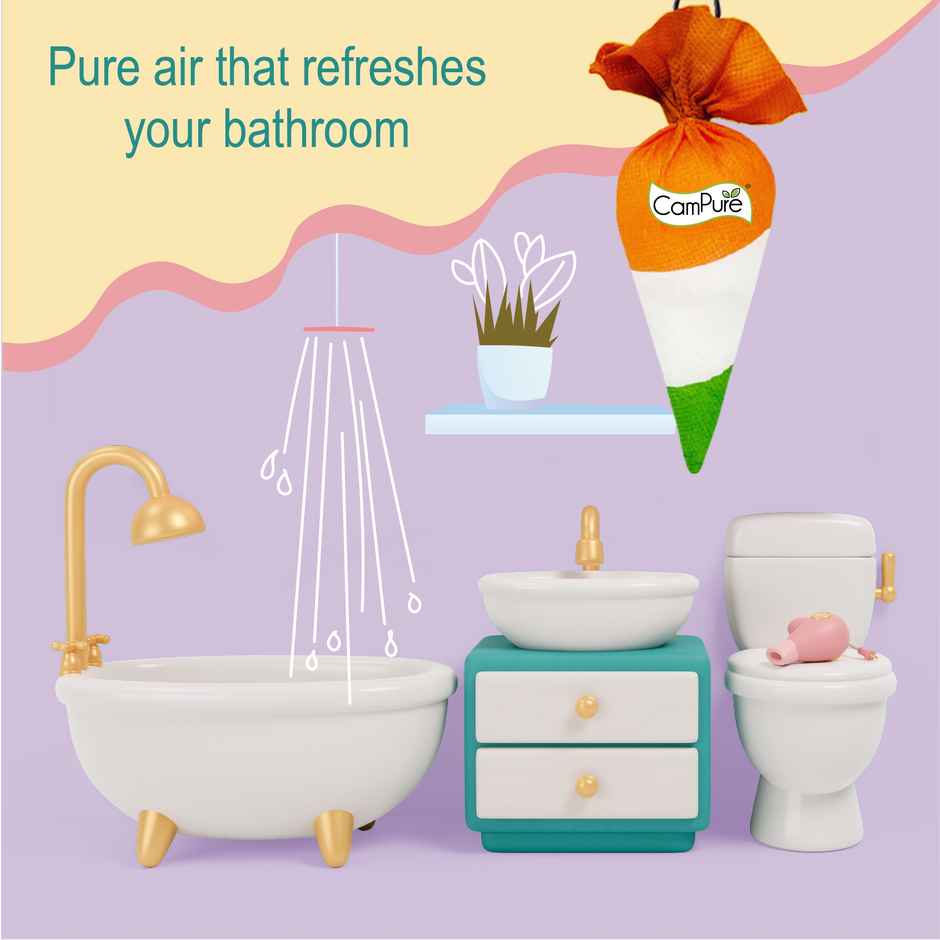 Campure Tiranga Camphor Cone Air Freshener