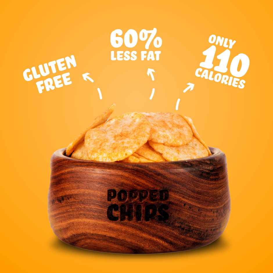 BRB Potato Popped Chips | Pasta Cheese Flavour
