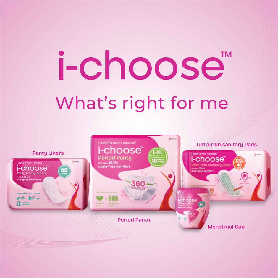 i-activ Period Panty, Disposable| S-M | For First Periods Of Young Teens