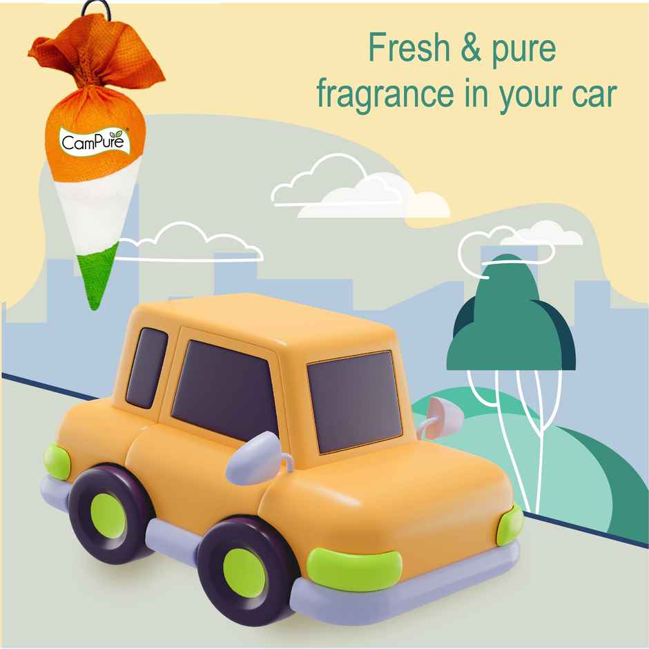 Campure Tiranga Camphor Cone Air Freshener