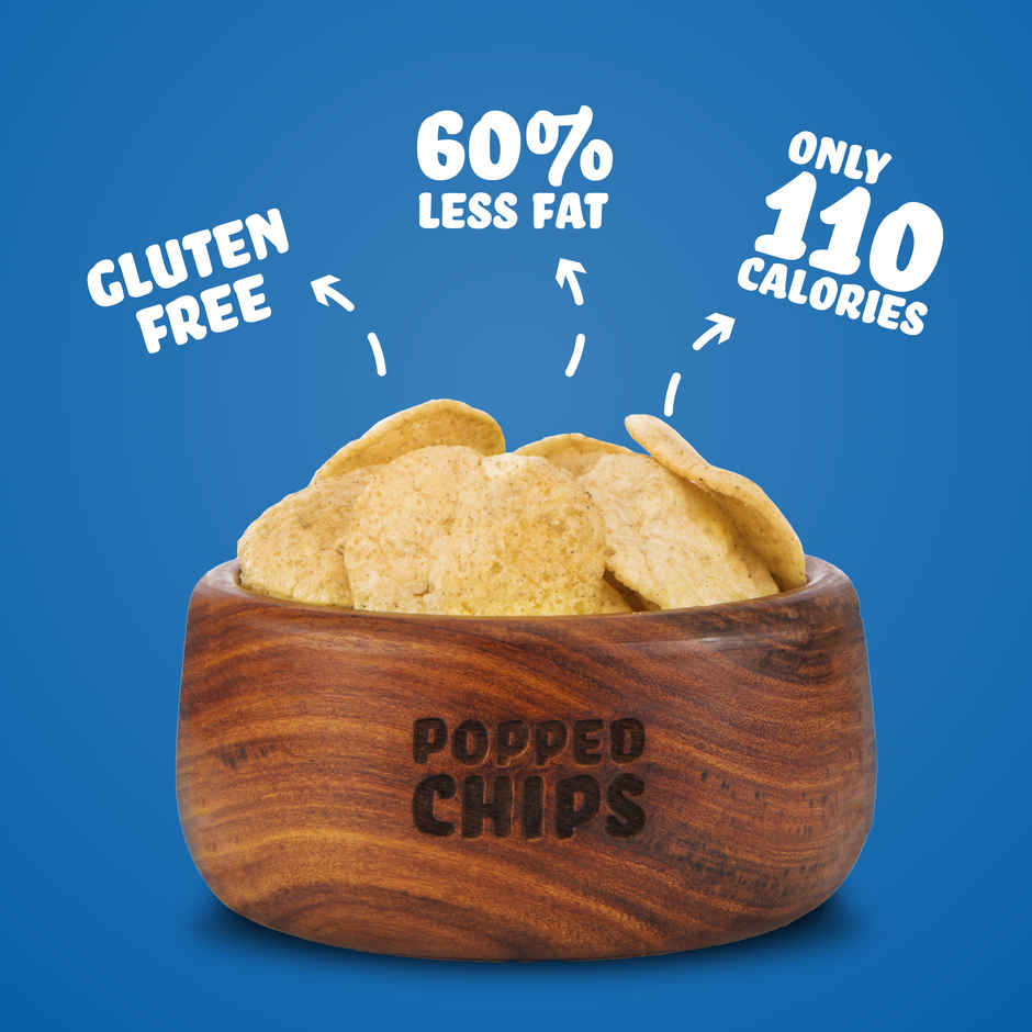 BRB Potato Popped Chips - Salt & Pepper Flavour