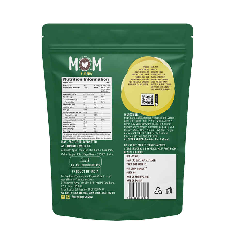 Mom Pudina Roasted Peanuts