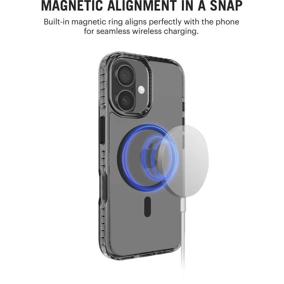 DailyObjects iPhone 16 Stride 2.0 Clear MagSafe Phone Case
