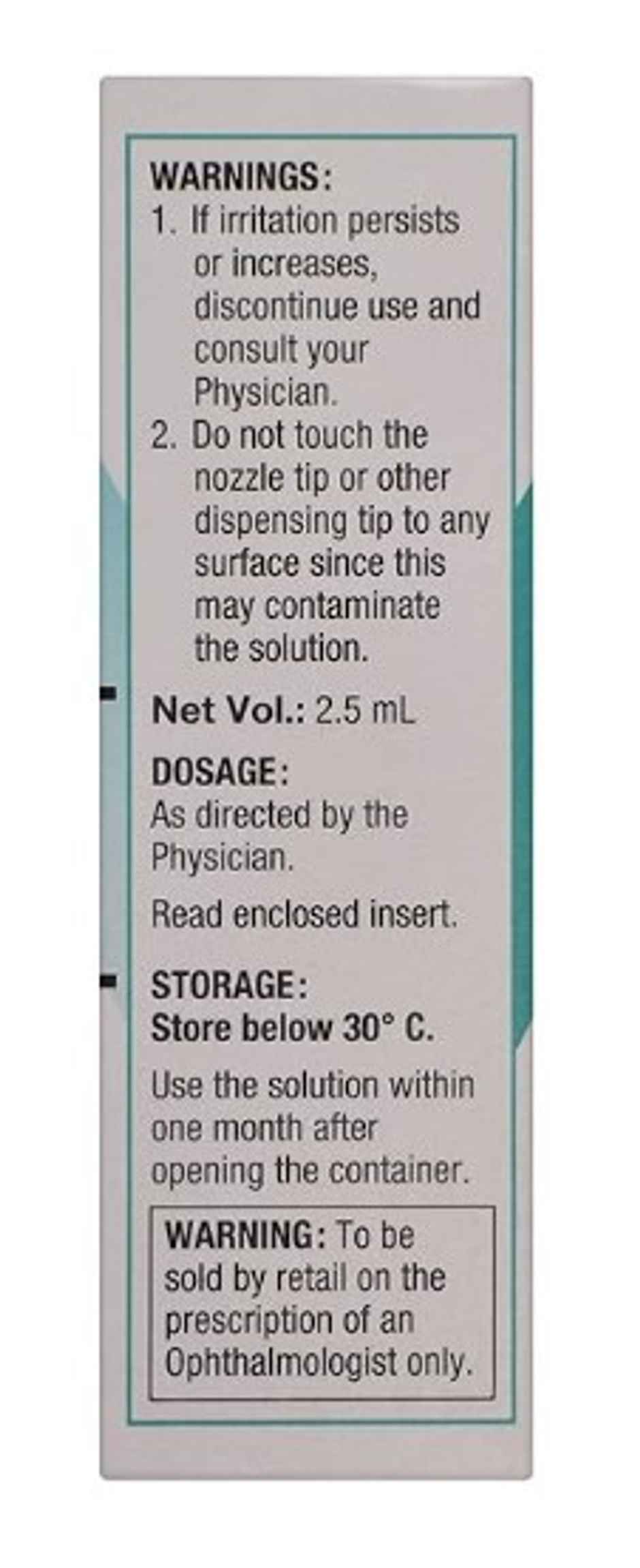 Travatan Ophthalmic Solution