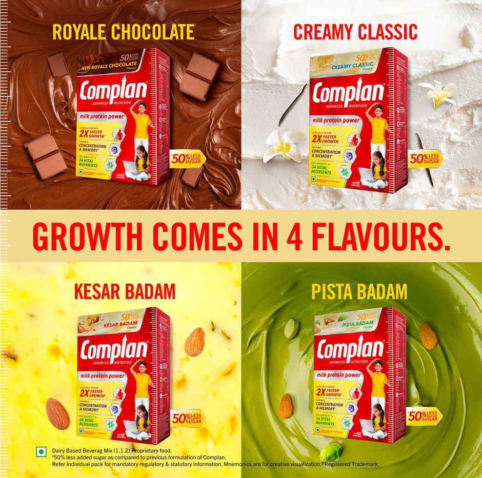 Complan Royale Chocolate Drink Mix | For 5+ year kids