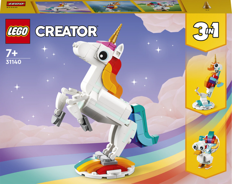 LEGO Creator Magical Unicorn 31140 Building Toy Set