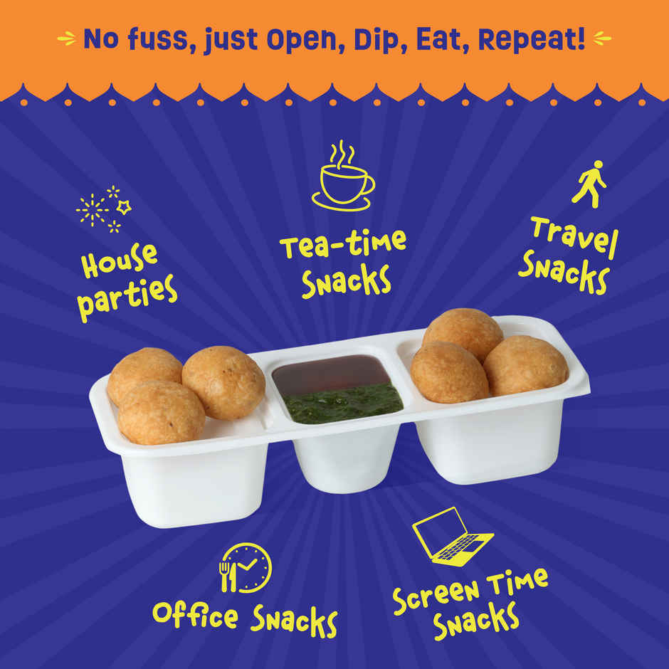 GO DESi Mini Kachori | No Palm Oil | 2 Chutneys Inside | Namkeen Snacks